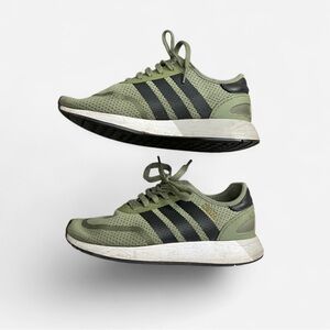 Adidas Originals N-5923 green black mesh three stripes lightweight trainers